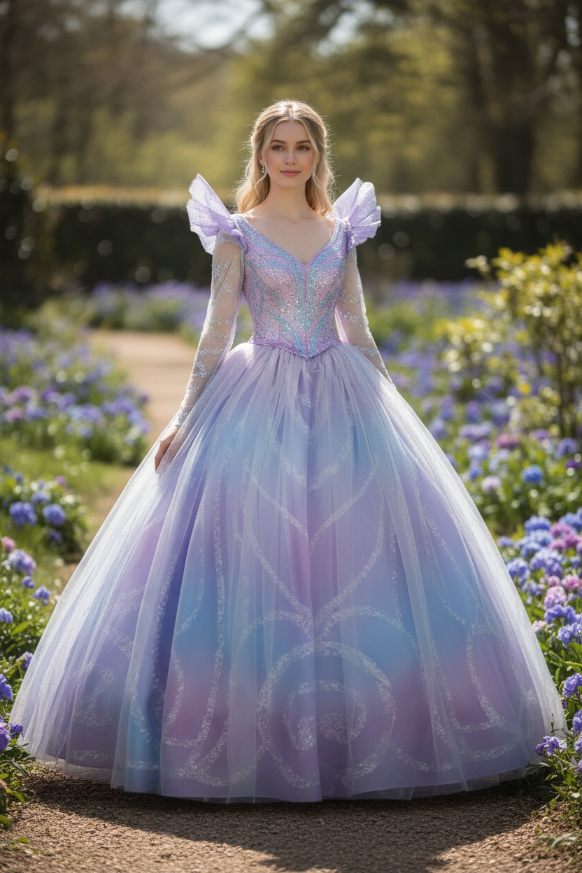 Glinda from the Wicked 2 Dress Costume for Adults