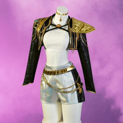 Rumi Kpop Demon Hunter Cosplay for Kids and Adults