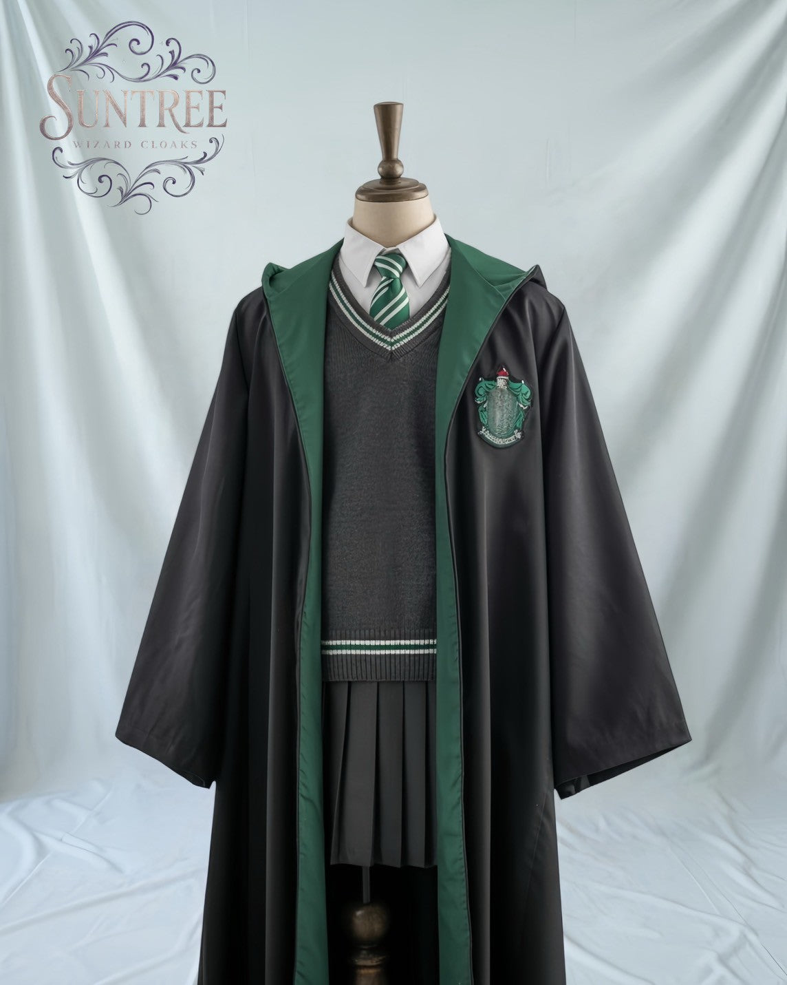 Slytherin Uniform Full Set for Kids&Adults