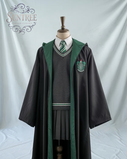 Slytherin Uniform Full Set for Kids&Adults