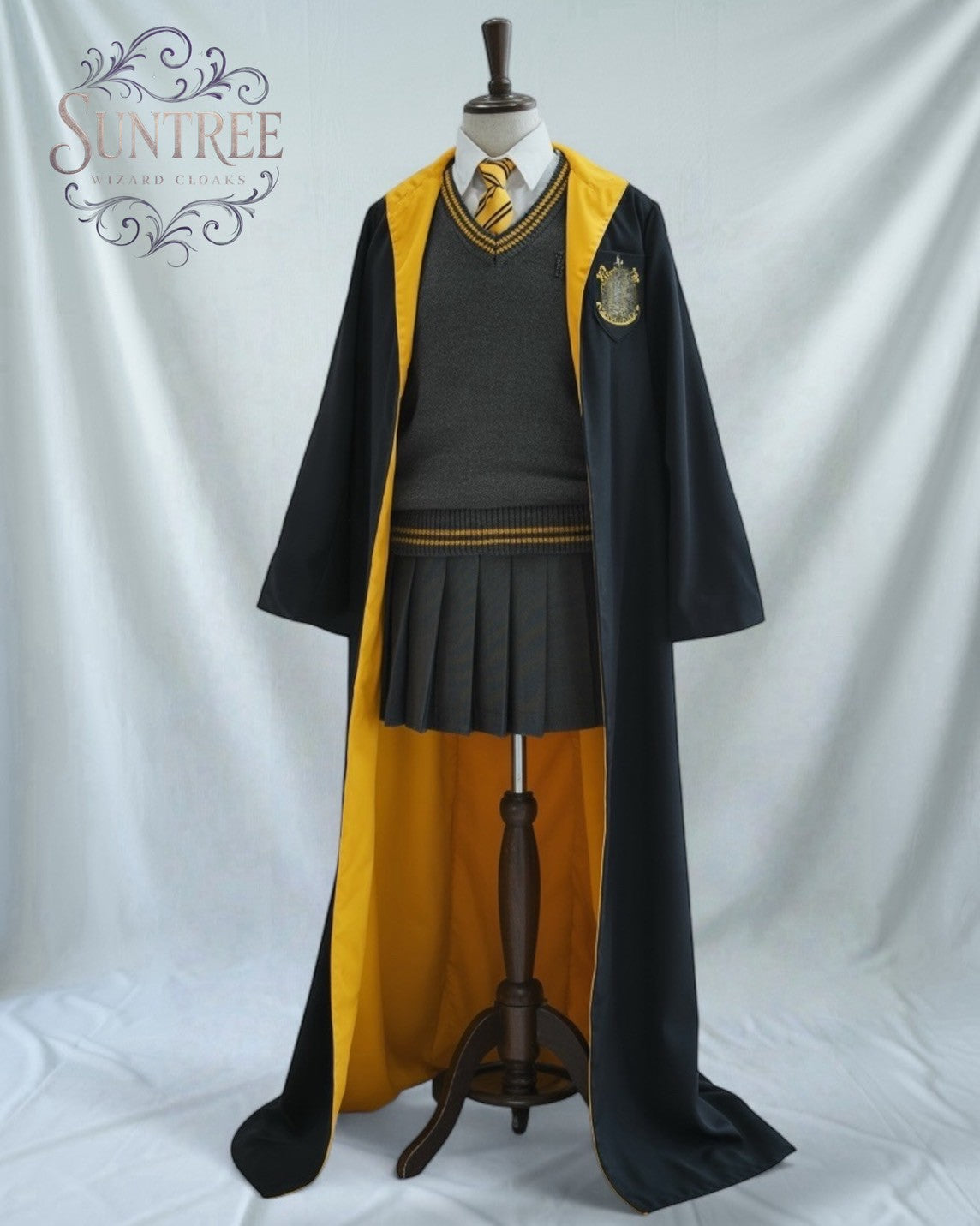 Hufflepuff Uniform Full Set for Kids&Adults