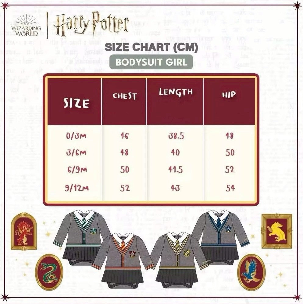 Harry Potter - Girl Bodysuit (0/3M - 9/12M)