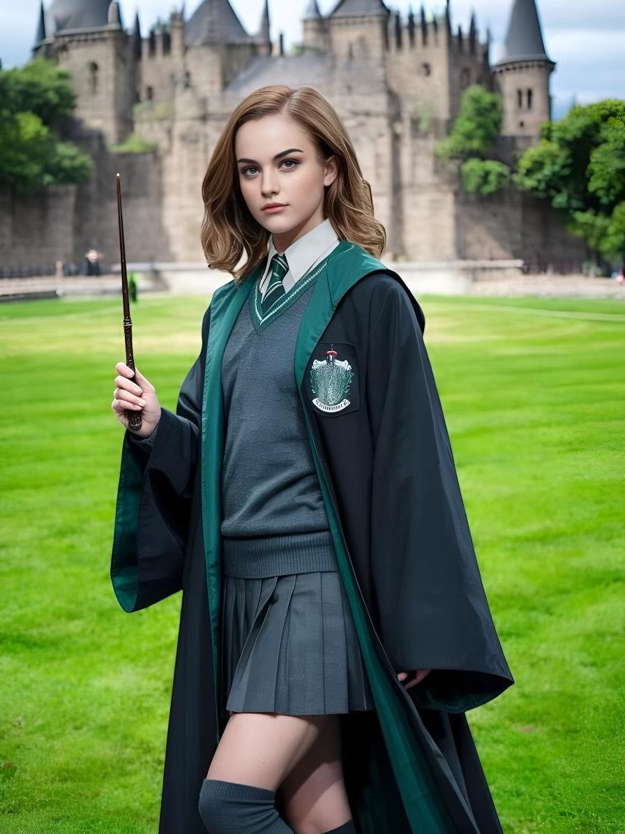 Slytherin Uniform Full Set for Kids&Adults